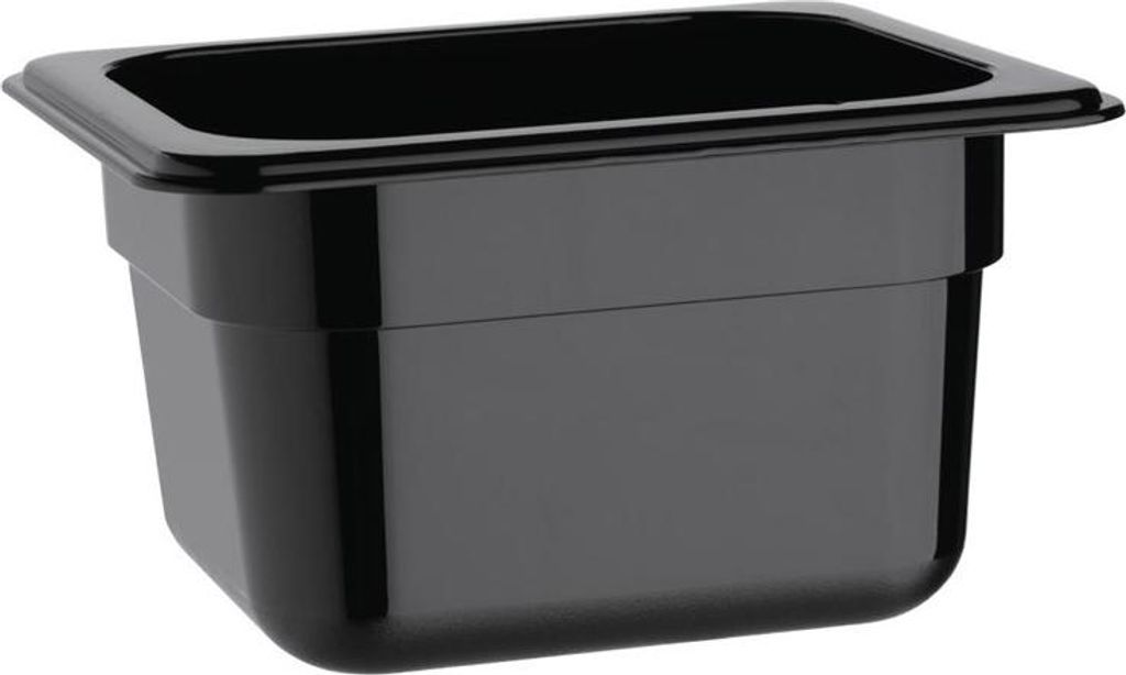 Vogue GN-Behälter GN1/6 schwarz 100mm