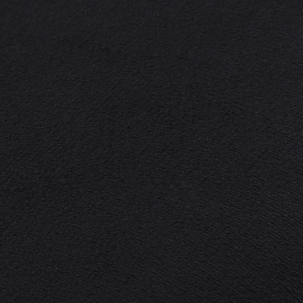vidaXL Hocker Schwarz und Golden Samt 28 x 36 cm Produktbild 