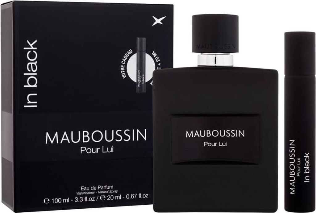 Set Mauboussin Pour Lui In Black Eau de Parfum 100ml + Eau de Parfum 20ml