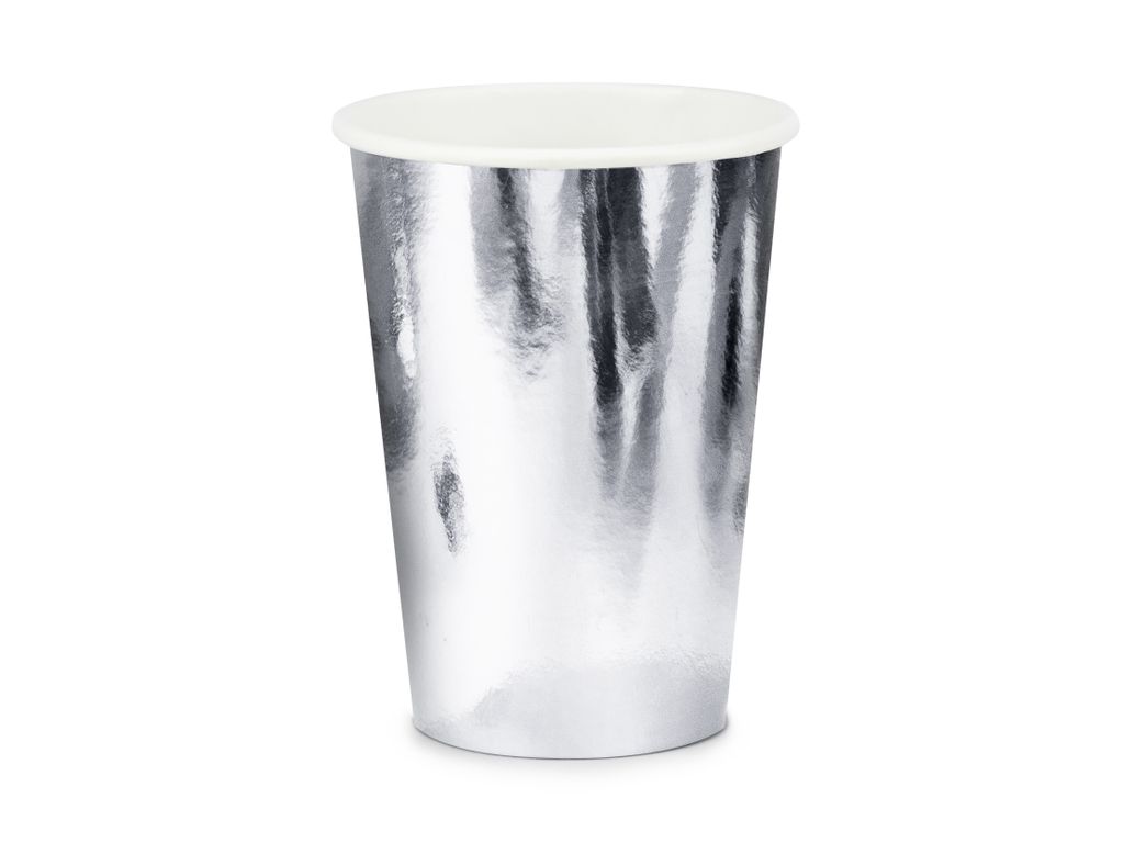 PartyDeco KPP35-018-EU1, 220 ml, Papier, Silber, 75 mm, 75 Produktbild 