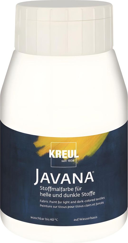 Kreul Javana Stofffarbe White 500 ml 1 Stck Produktbild 