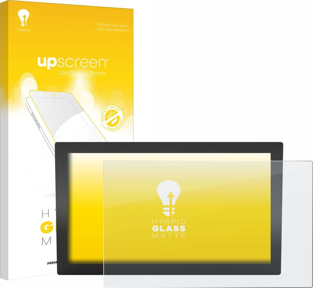 upscreen Entspiegelungs Schutzglas für WAGO Web Panel 400 762-3405 Schutzfolie Panzer Folie Glas Display Schutz matt