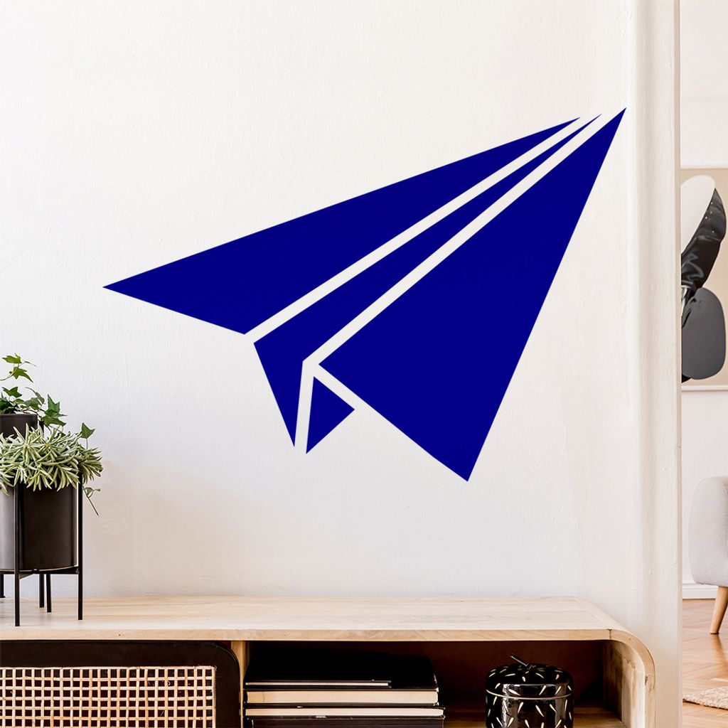 Papierfalten Papierflieger Wandtattoo Wandaufkleber Wall Sticker - Dekoration, Küche, Wohnzimmer, Schlafzimmer, Badezimmer