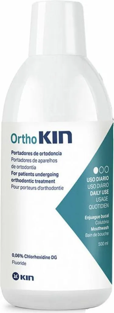 Collutorio OrthoKin Menta 500ml: Igiene Quotidiana per Ragazzi con Brackets