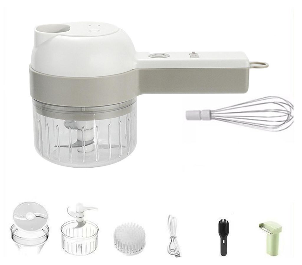 Elektrischer Mini-Knoblauchschneider, elektrischer Gemüseschneider, tragbarer Knoblauch-Ingwer-Zerkleinerer, vielseitiges Küchengerät F