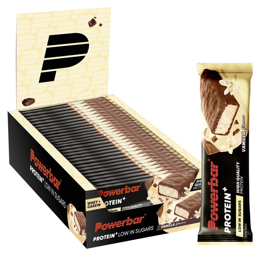 PowerBar Protein Plus Low Sugar (16 Riegel à 35g Box) Produktbild 