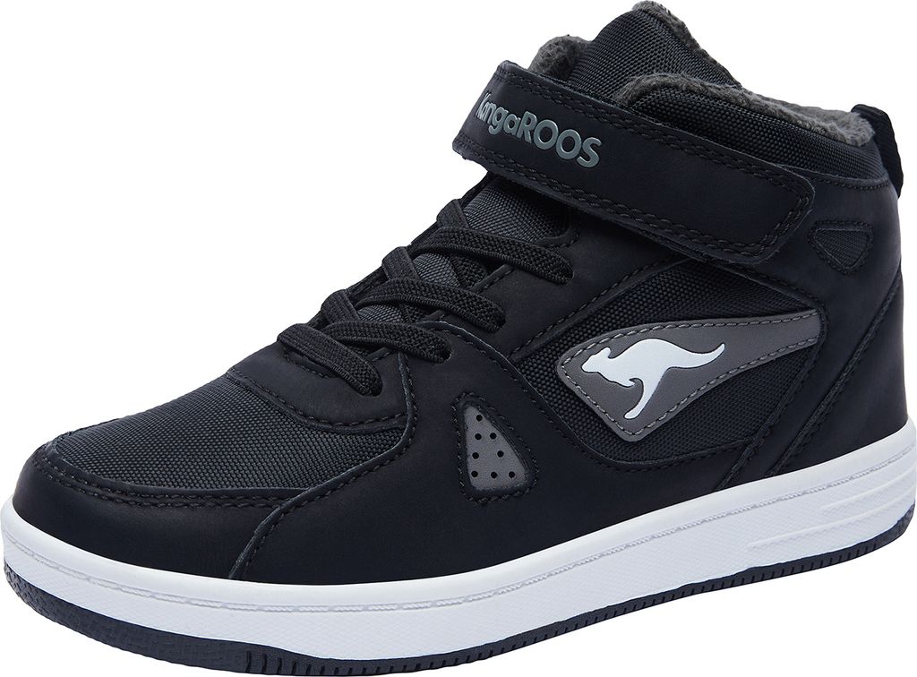KangaROOS Uni Kinder K-cp Kalley Ii Ev Sneaker, Jet Black Steel Grey, 34 EU