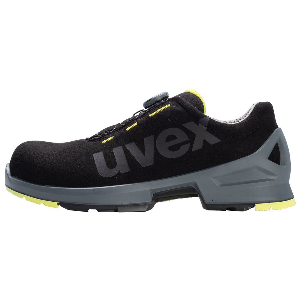 uvex 1 Halbschuhe S2 schwarz, gelb Weite 11 Gr. 43 Produktbild 7