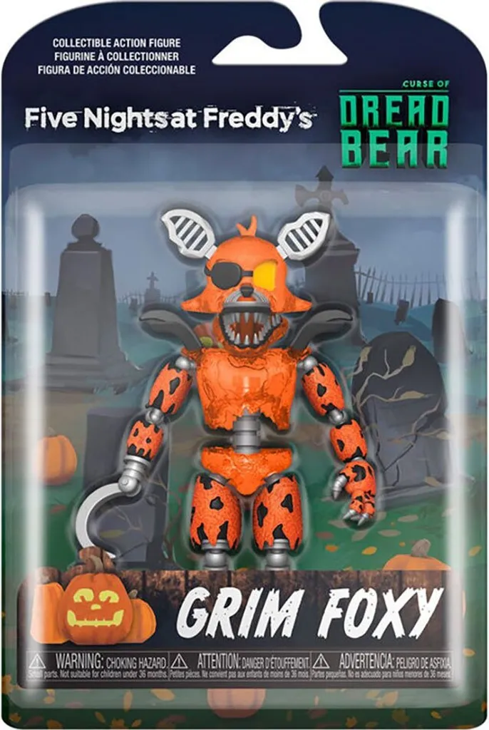 Figurine Grim Foxy Dreadbear Five Nights at Freddy's FNAF de 13 cm