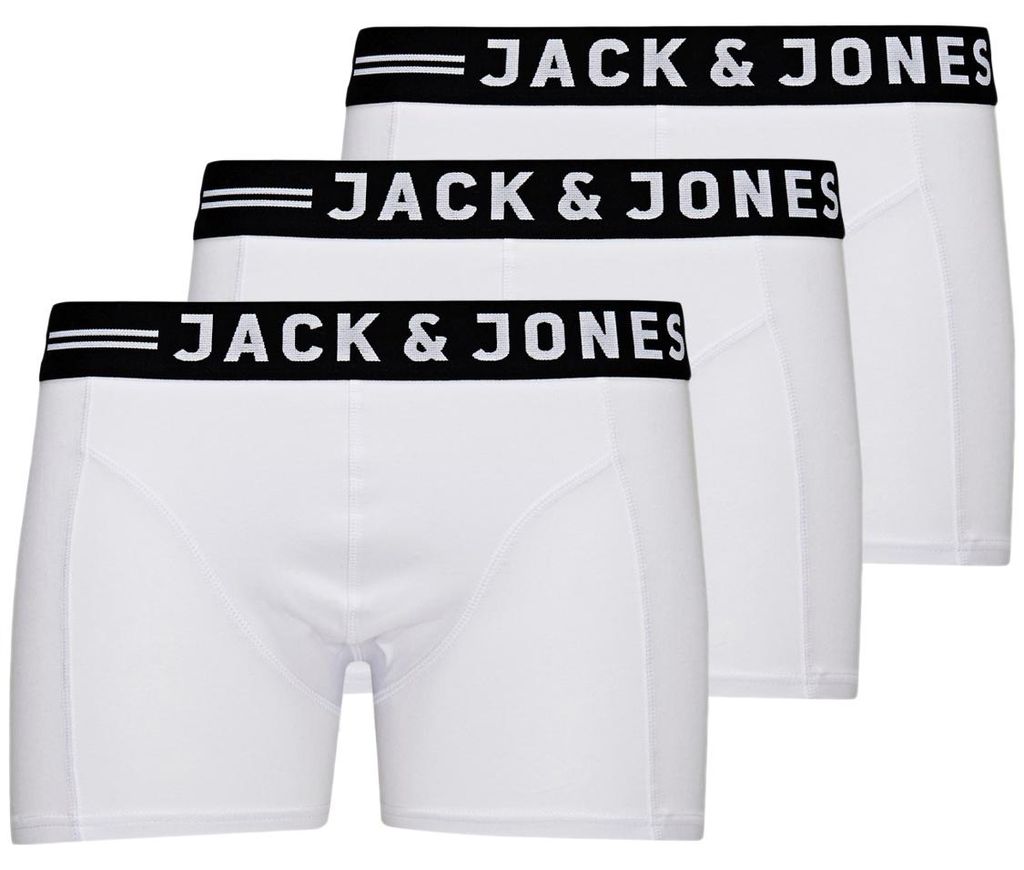 JACK & JONES Herren J&J Trunks Boxershorts 3er Pack Stretch Produktbild 