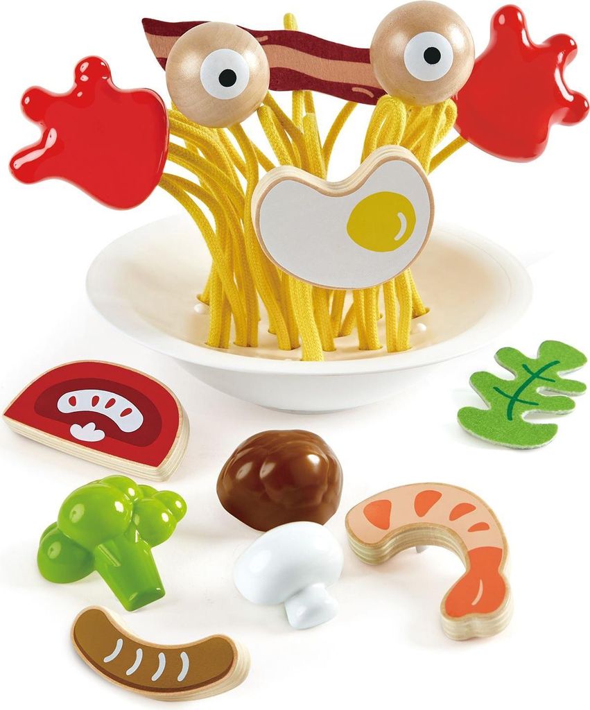 Hape Verrückte Spaghetti Geschicklichkeitsspiel Zubehör für Kinderküchen