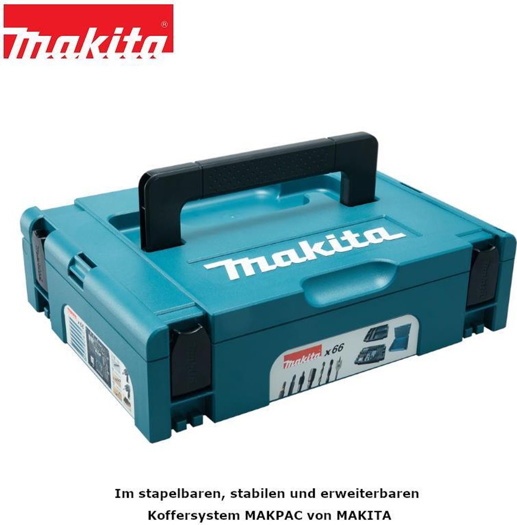Makita Bohrer-Bit-Set 66-tlg Steckschlüssel Metall Holz Produktbild 11