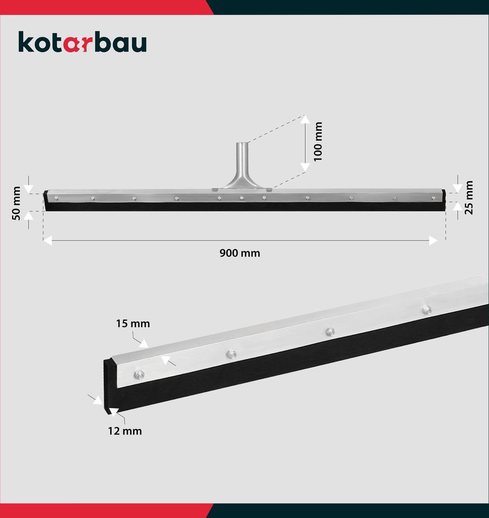 KOTARBAU® Houbová gumová stěrka 910 mm Stěrka na vodu Obrázek produktu 3