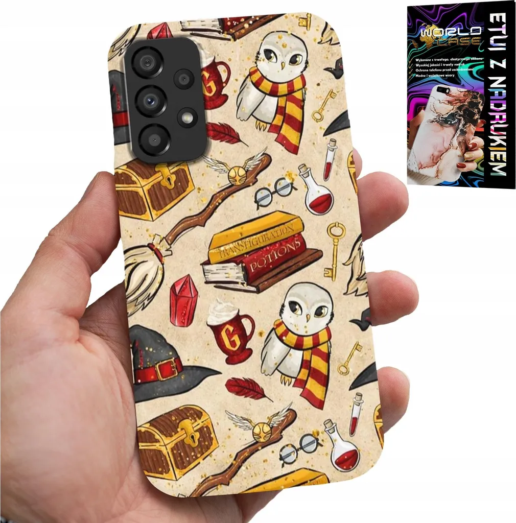 Custodia Fashion Samsung A23 5G Bacchetta Magica + Vetro