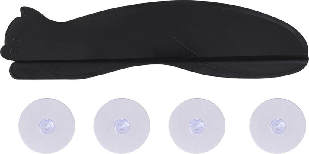 2 Stück Cartoon-Katzen-Spritzschutz für die Spüle mit Saugnäpfen, Gemüsewaschwasser-Spritzschutz, Küchenarbeitsplatte, Kätzchen-Spritzschutz