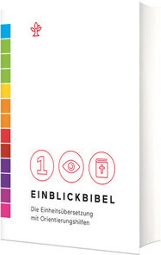 Einblickbibel avec index thématique et cartes en couleurs pour lecteurs
