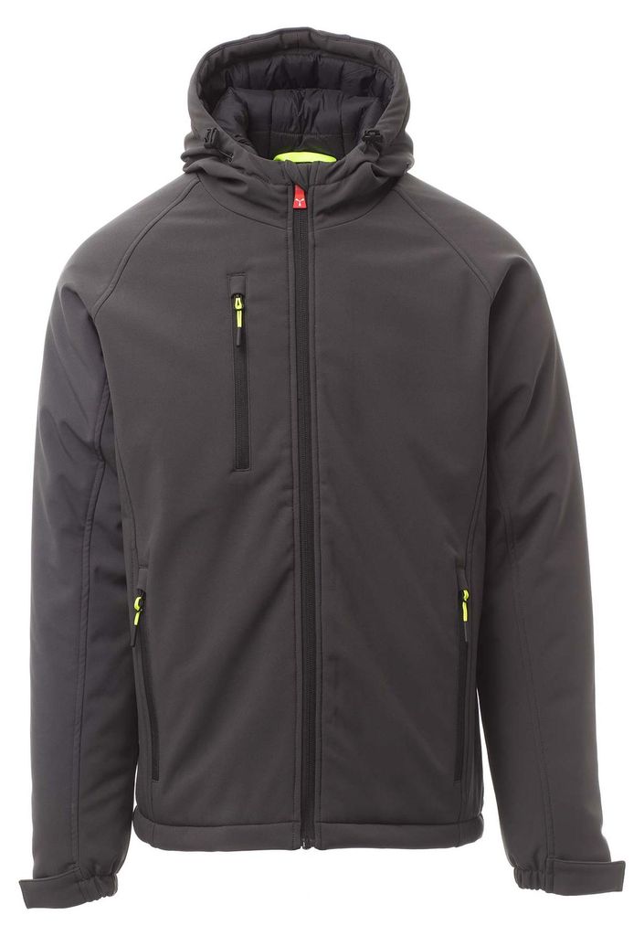 Mivaro Herren Winter Softshelljacke in Anthrazit - Produktbild 