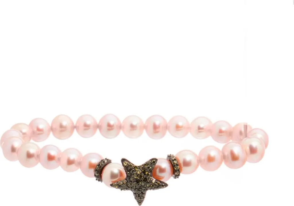 Bracelet Lancaster JLABRSTAR3PU en Argent Rhodié et Étoiles Mauves