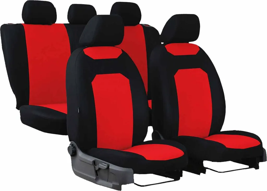 Coprisedili Auto Rossi Universali per City Car e SUV Set