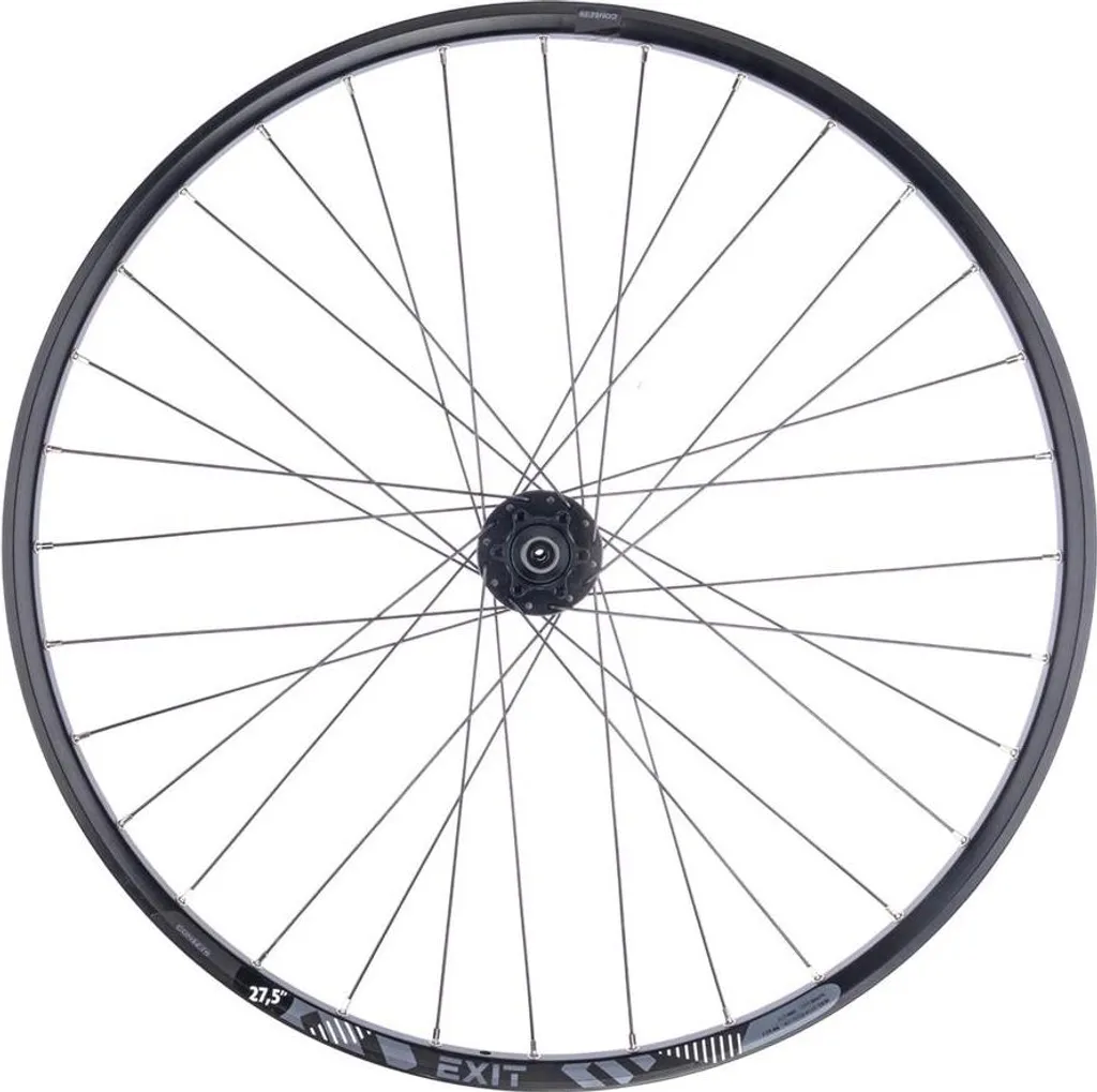 Roue avant de vélo 27,5 pouces noire en aluminium double paroi