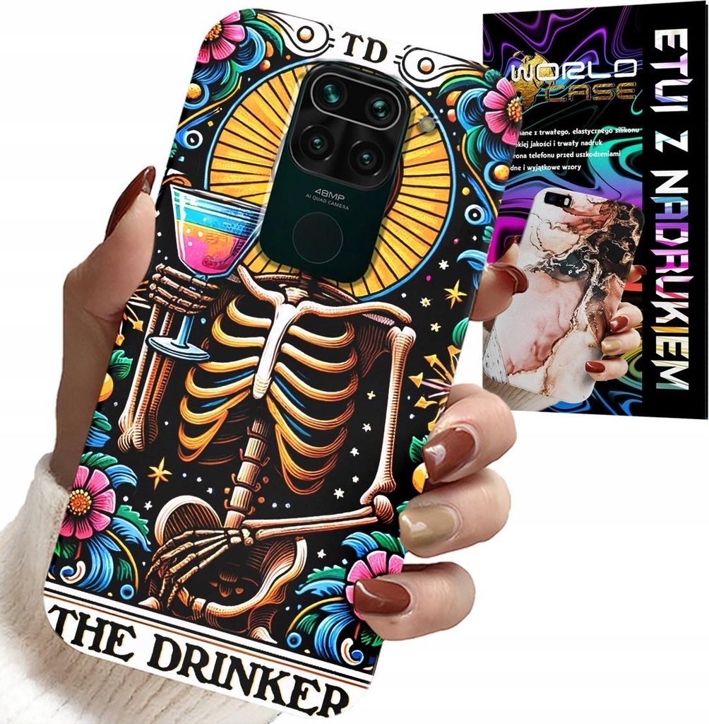 Fall Für Xiaomi Note 9 - Der Trinker Al Wein Trinken Designs Fall