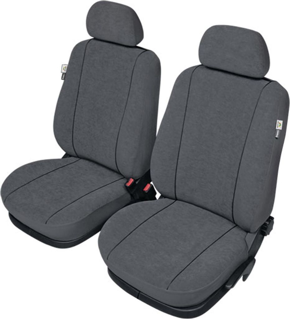 Autositzbezüge Schonbezüge Sitzbezug Auto Front 1+1 Grau für Mitsubishi Colt