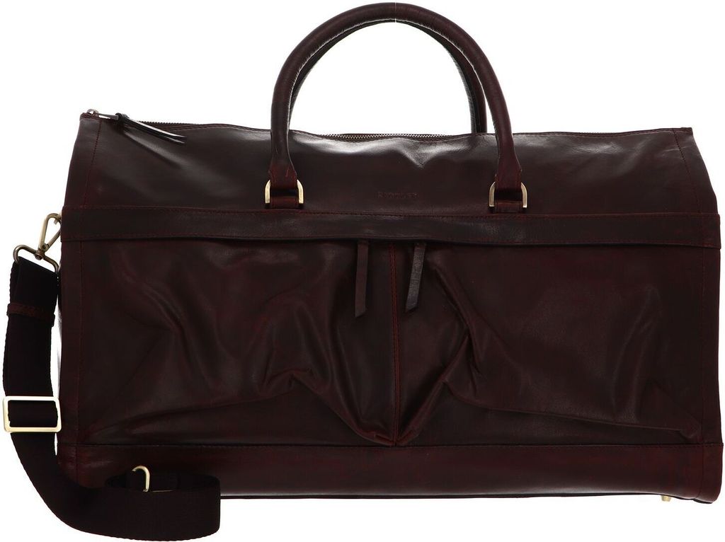 SADDLER Reisetasche Umhängetasche Orlando Weekend Bag Dark Brown dunkelbraun