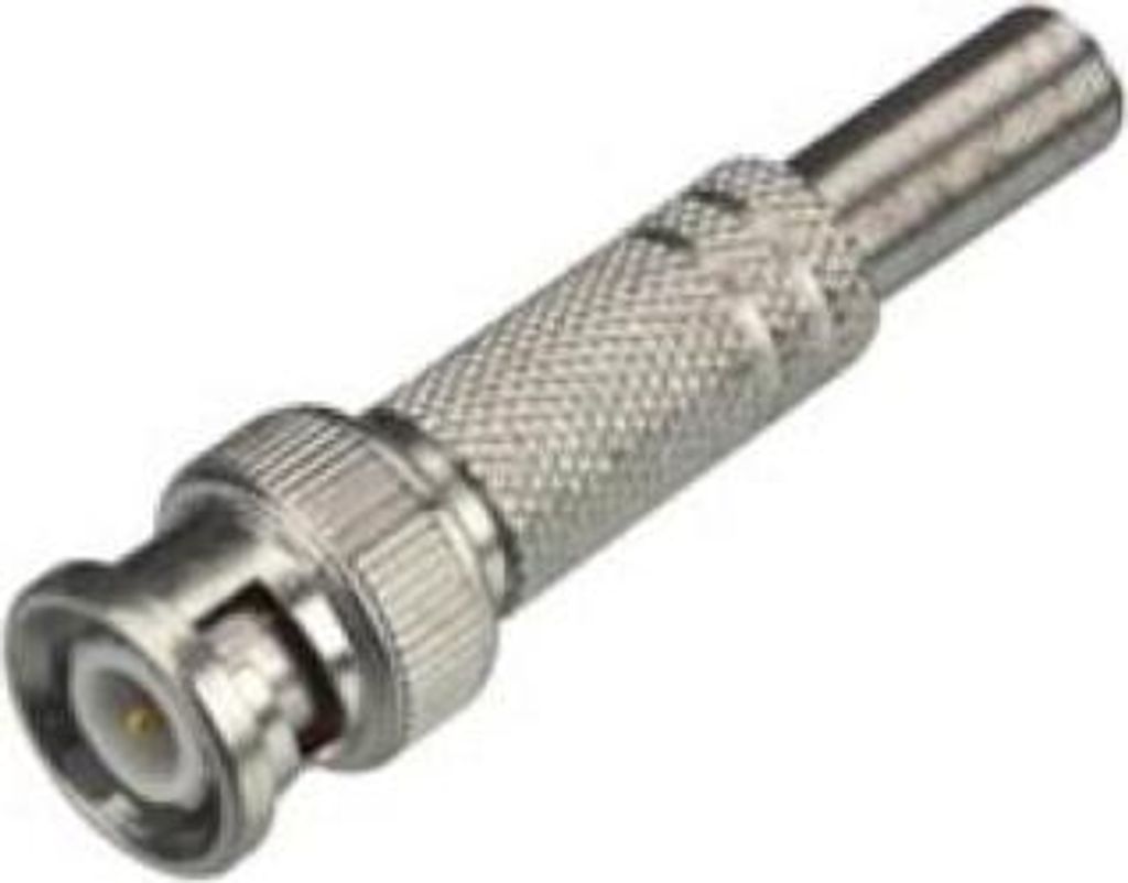 VELLEMAN SA - BNC-Stecker mit Metallfeder-Zugentlastung und Lötanschlüssen - Für bis zu 7 mm Kabel