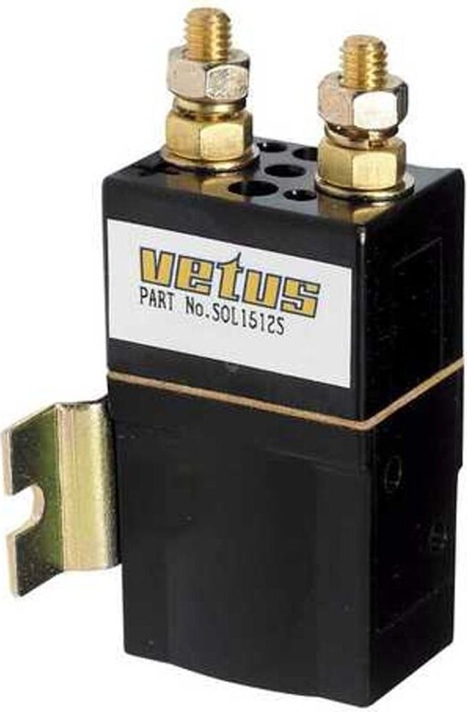 VETUS Einzelrelais 12 Volt 1500W M6 Anschlüsse | SOL1512S