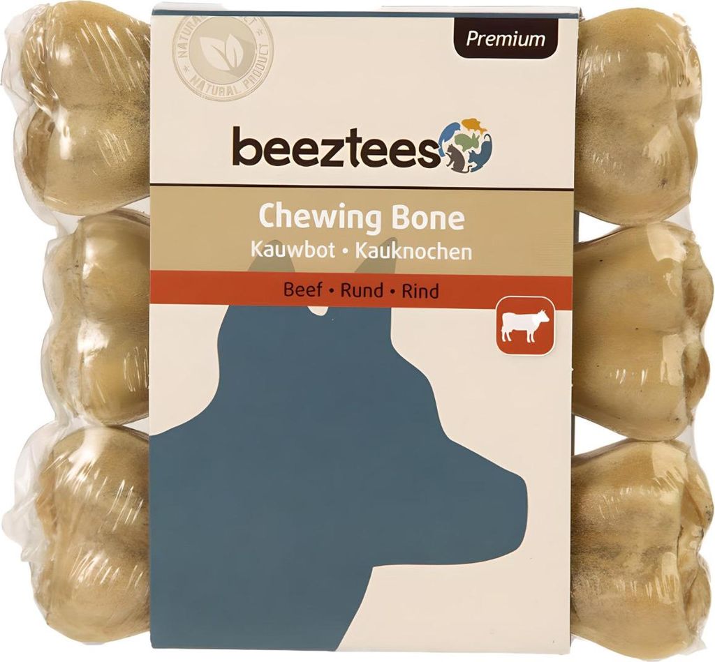 Beeztees Hundesnack Kauknochen, Maße: 11 cm / Gewicht: 50-55 g