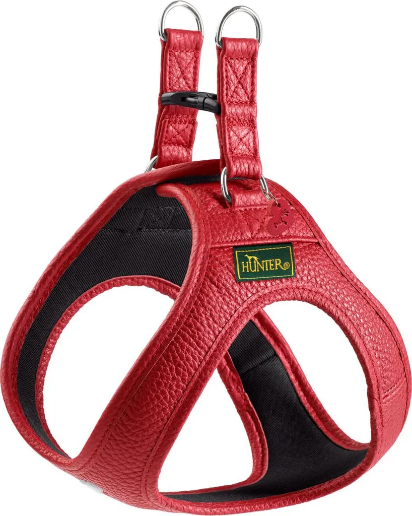 Harnais Hunter Love Rouge Noir XS Idéal pour Sortie et Balade Citadine