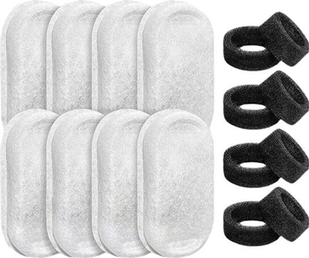 INF Filtres de Fontaine à Eau pour Animaux - 8 Coton + 8 Image du produit 