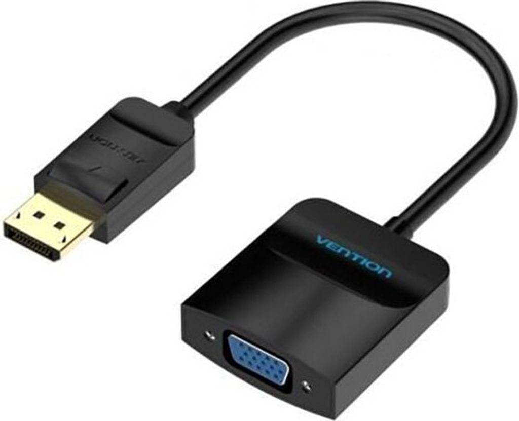 Vention HBFBB, 0,15 m, DisplayPort, VGA (D-Sub), Männlich, Weiblich, Gold