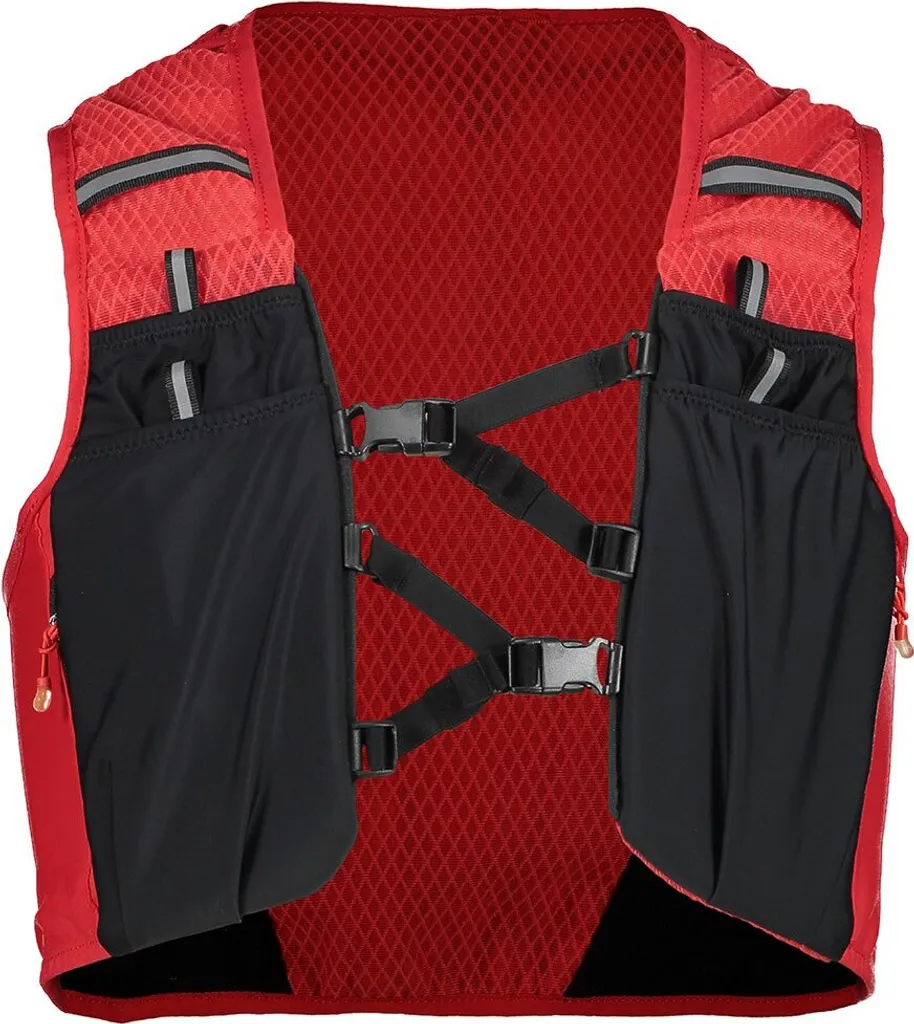 Gilet d'hydratation Respirant CMP Santa Fe Rouge XL, Confort et Légèreté