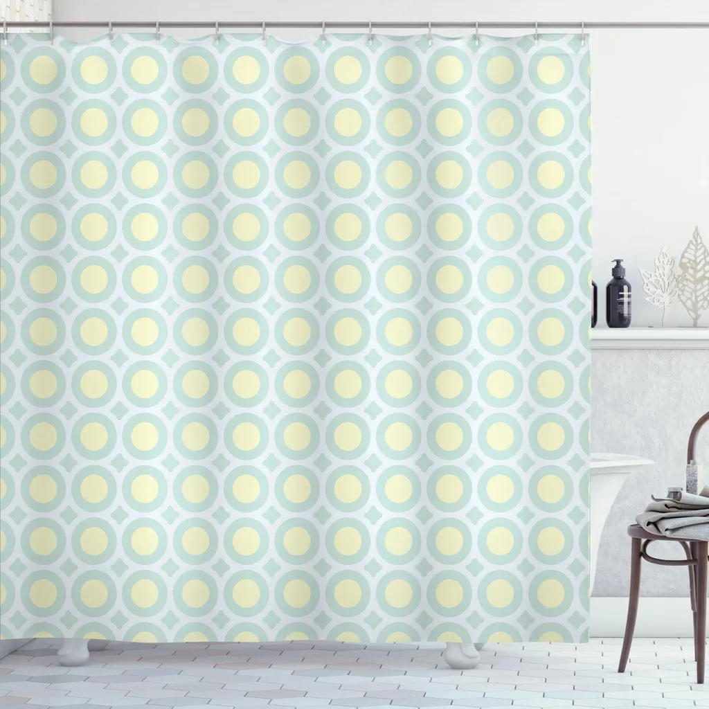 Tenda Doccia Antimuffa Lavabile 175x200 cm ABAKUHAUS Vintage