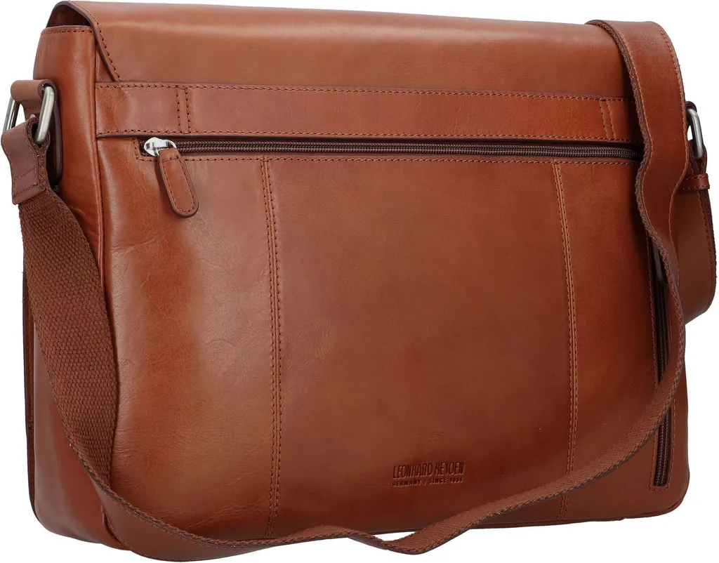 Protéger votre Ordinateur avec Style : Sac Cuir Cambridge Cognac Brun
