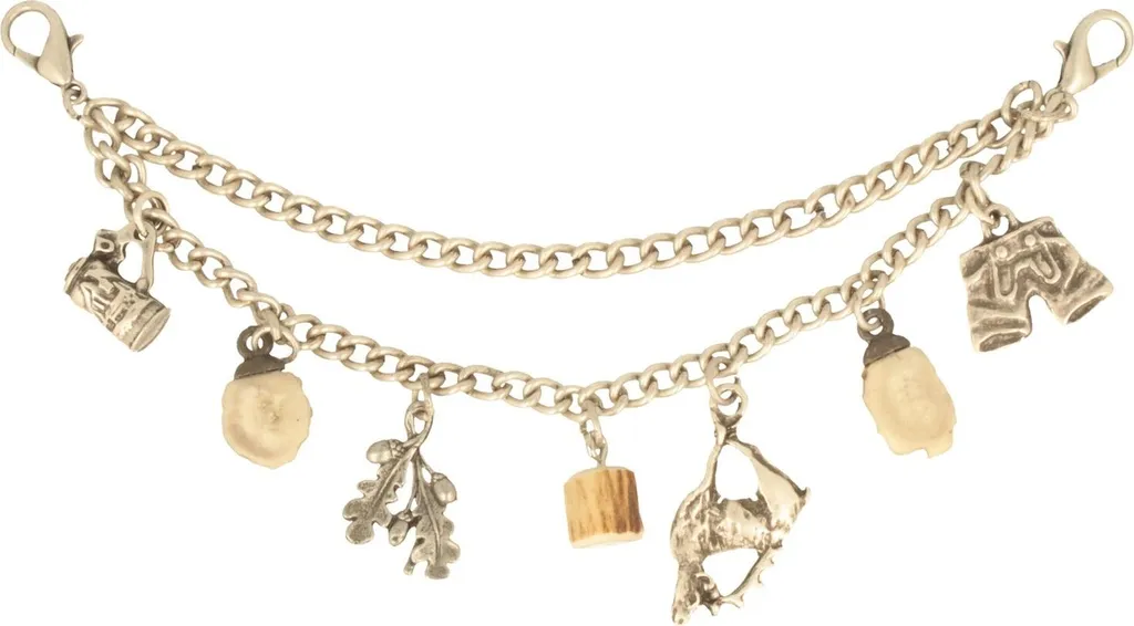 Charivari traditionnel pour femmes Hut-Breiter avec 7 pendentifs de luxe