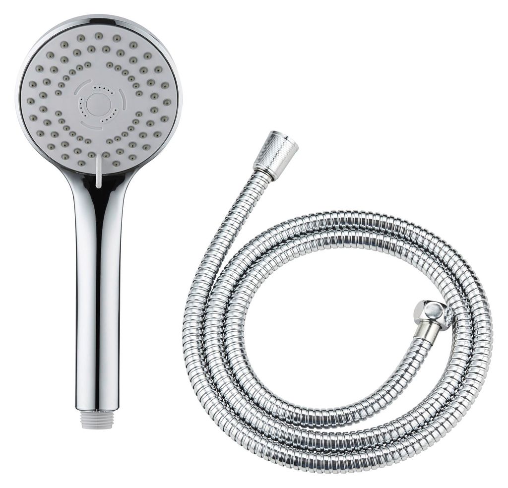 WENKO Mod. Set di soffioni doccia Basic Line, 2 pezzi, Immagine del prodotto 
