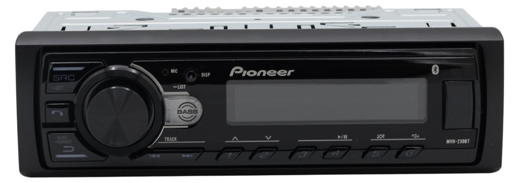 Pioneer MVH-230BT 1DIN Autoradio mit Bluetooth und Image du produit 