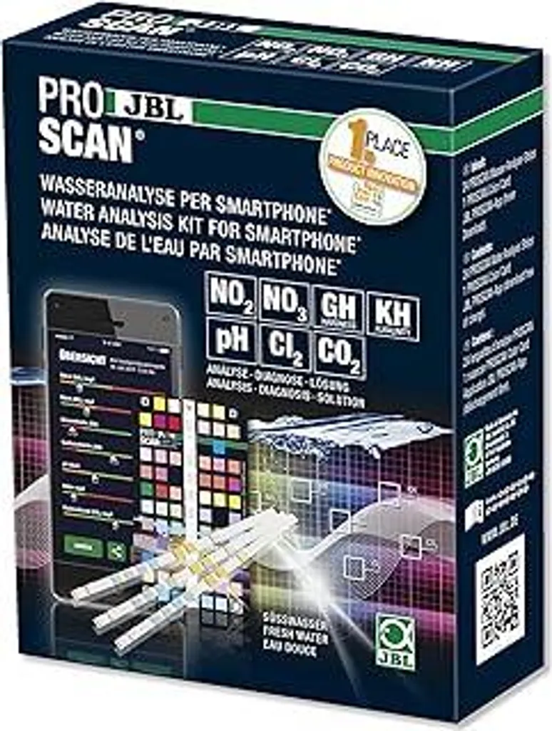 Analisi Acqua Digitale JBL ProScan 25420 per Smartphone - Kit 24 Test