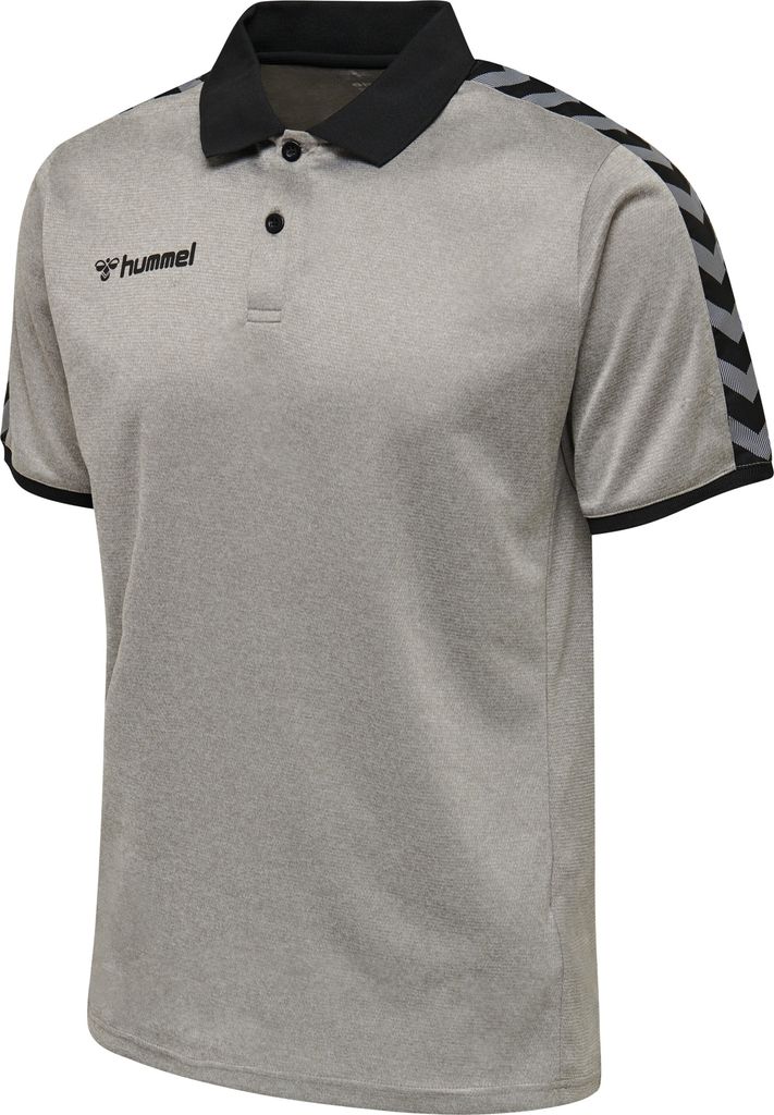HUMMEL hmlAUTHENTIC MEN FUNCTIONAL POLO GREY MELANGE S