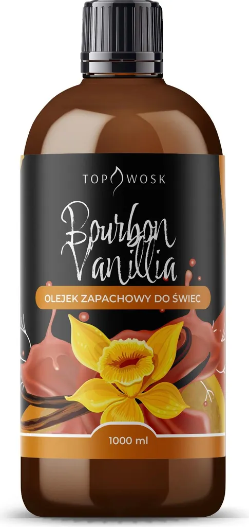 Huile vanille de Bourbon 1000 ml pour parfumer la maison et les bougies