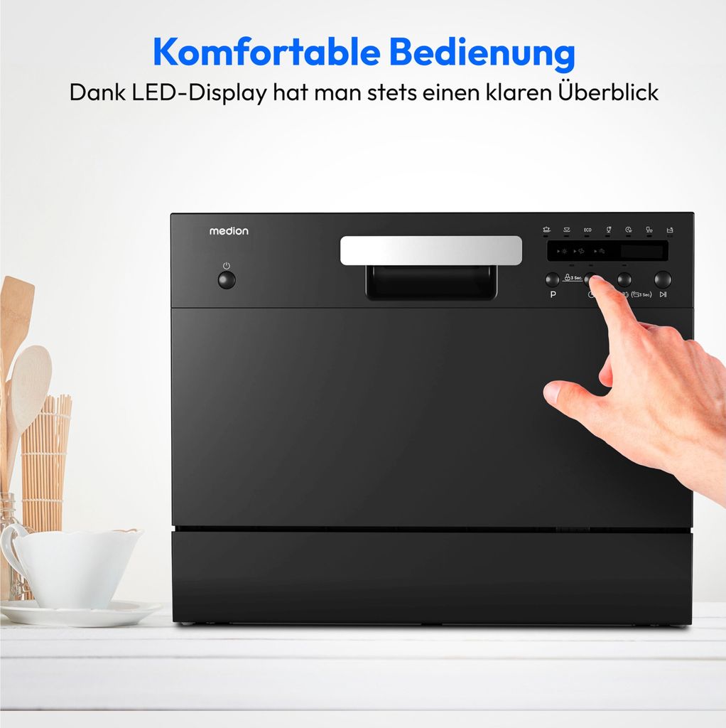MEDION Tischgeschirrspüler DWT 60 (6 Gedecke Produktbild 5