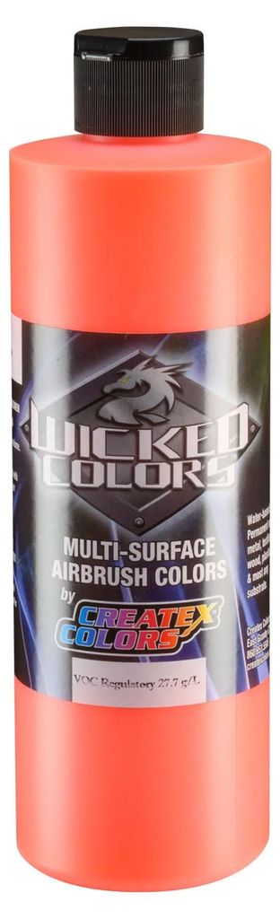 CREATEX Wicked W027 Orange 480ml Fluoreszierend Airbrush Farbe