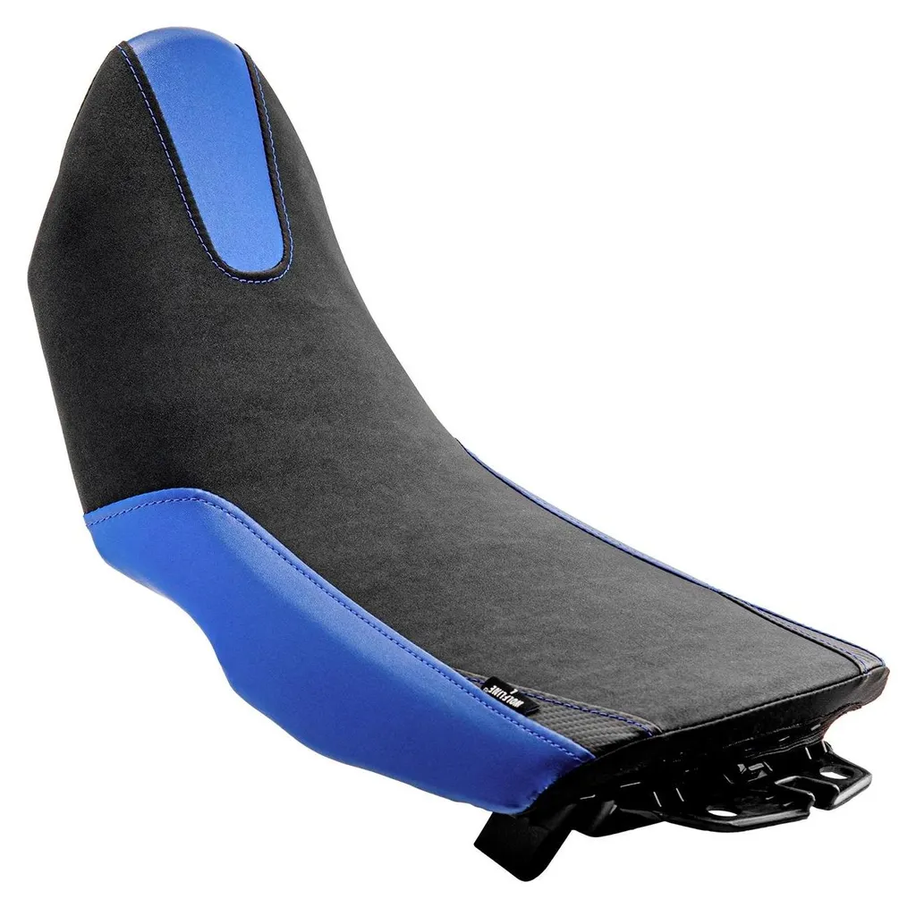 Coussin d'assise bleu design surbaissé pour un confort ergonomique optimal