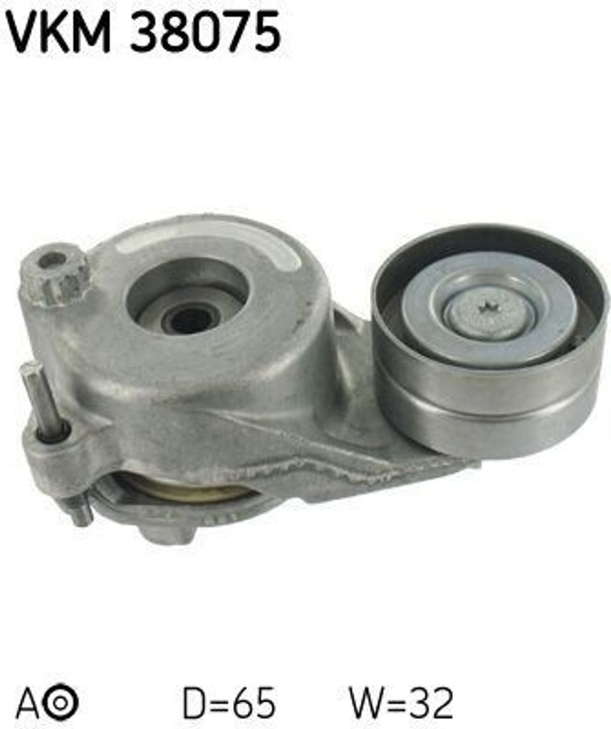 SKF VKM 38075 Spannrolle Keilrippenriemen passend für MERCEDES-BENZ M-Klasse (W164) S-Klasse Limousine (W221) G-Klasse SUV (W463) R-Klasse GL (X164)