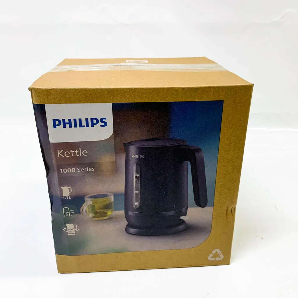 Bouilloire électrique Philips 1,7L 1000 Series HD9314/90 sans fil noire