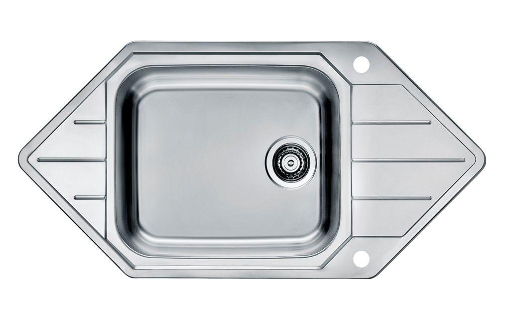 Alveus Praktik - Spüle, 985x500 mm, mit Ablaufbedienung, Produktbild 