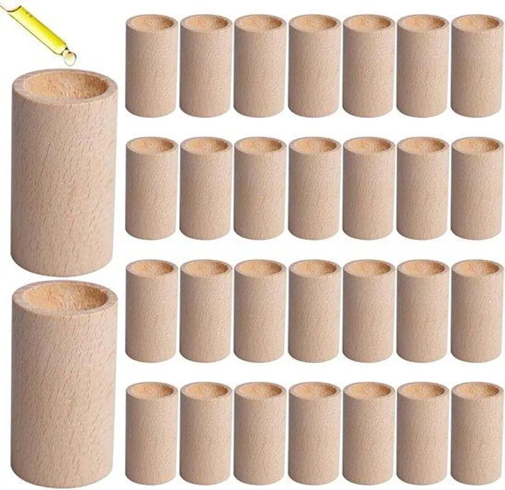Diffuseur huiles essentielles en bois de hêtre - Lot de 30 pièces bio