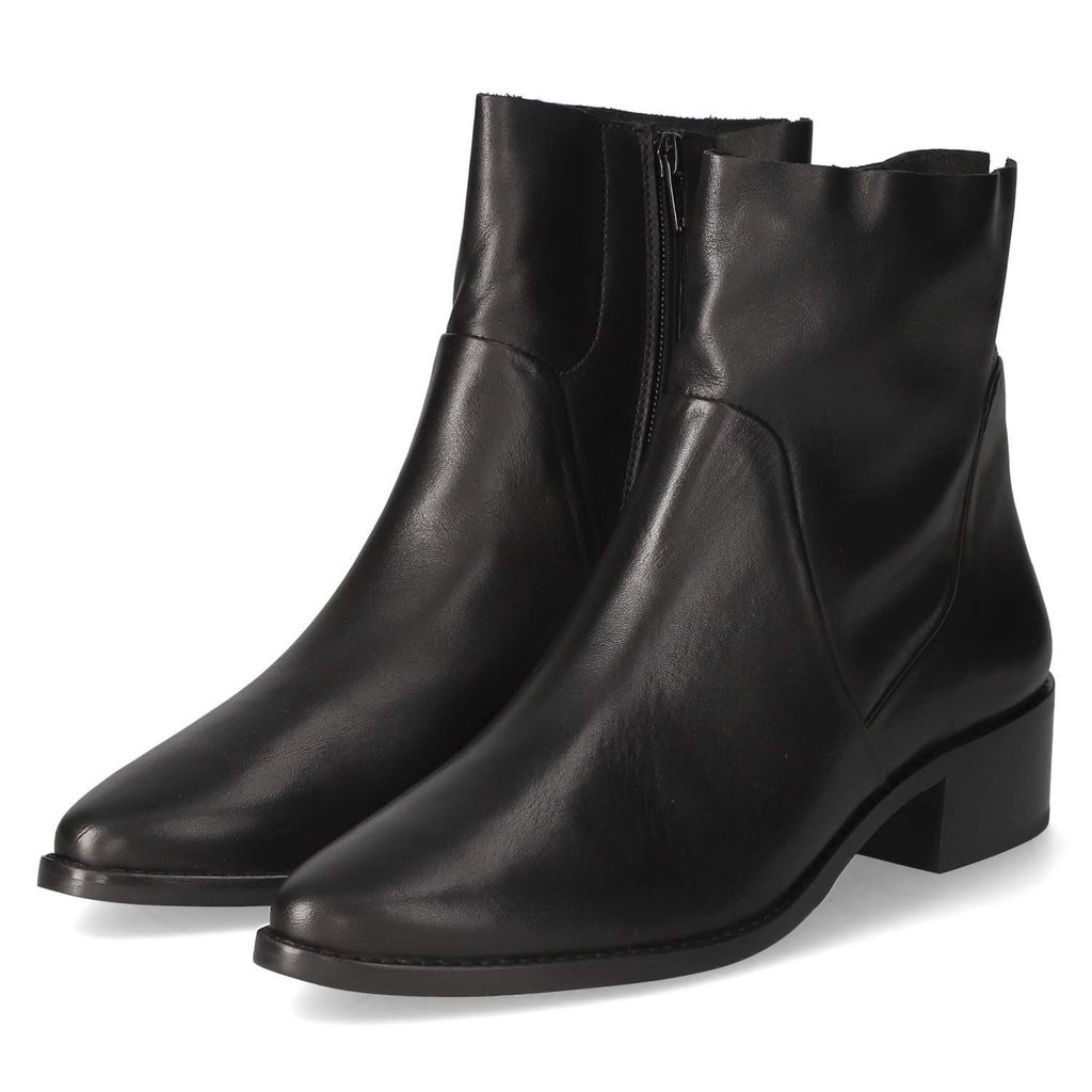 Paul Green dames enkellaarsje, zwart, maat 4,5 Productafbeelding 